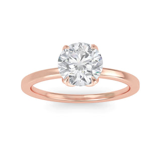 Round Cut Solitaire Engagement Ring 1.0 ct
