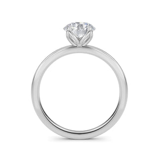 Round Cut Solitaire Engagement Ring 1.0 ct