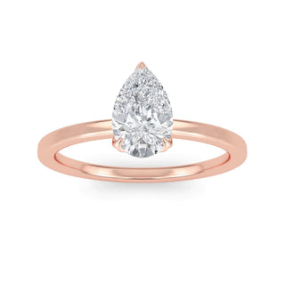 Pear Cut Solitaire Engagement Ring 1.5 ct