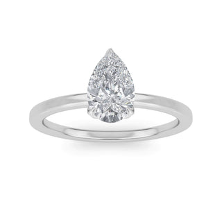 Pear Cut Solitaire Engagement Ring 1.5 ct