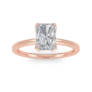 Radiant Cut Classic Solitaire Engagement Ring 1.0 ct