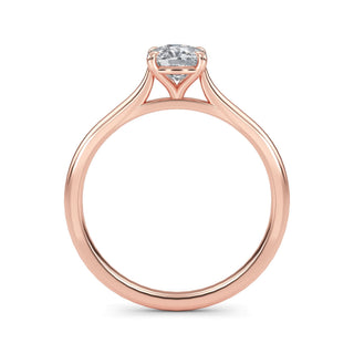 Cushion Cut Solitaire Engagement Ring 1.0 ct
