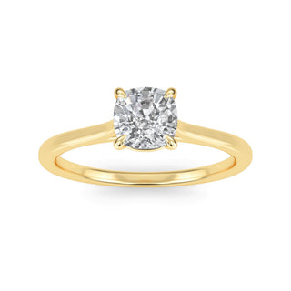 Cushion Cut Solitaire Engagement Ring 1.0 ct