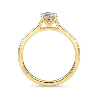 Cushion Cut Solitaire Engagement Ring 1.0 ct