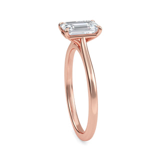 Emerald Cut Classic Solitaire Engagement Ring 1.0 ct