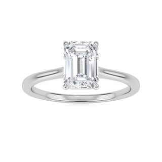 Emerald Cut Classic Solitaire Engagement Ring 1.0 ct