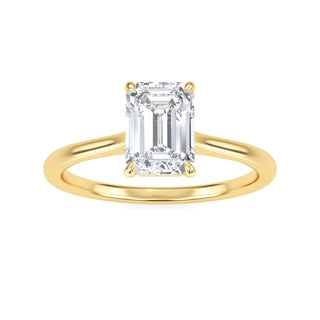 Emerald Cut Classic Solitaire Engagement Ring 1.0 ct