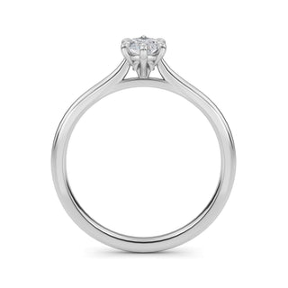 Marquise Cut Solitaire Engagement Ring 0.5 ct