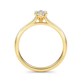 Marquise Cut Solitaire Engagement Ring 0.5 ct