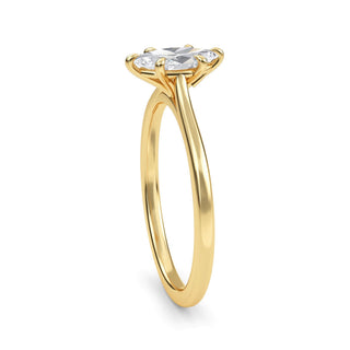 Marquise Cut Solitaire Engagement Ring 0.5 ct