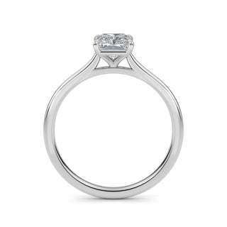 Radiant Cut Refined Solitaire Engagement Ring 1.0 ct