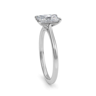 Radiant Cut Refined Solitaire Engagement Ring 1.0 ct