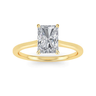 Radiant Cut Refined Solitaire Engagement Ring 1.0 ct
