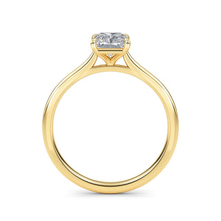 Radiant Cut Refined Solitaire Engagement Ring 1.0 ct