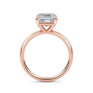 Asscher Cut Bezel-Style Solitaire Engagement Ring 1.5 ct