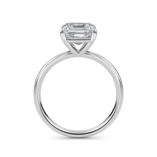 Asscher Cut Bezel-Style Solitaire Engagement Ring 1.5 ct