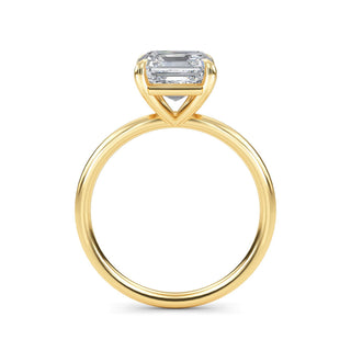 Asscher Cut Bezel-Style Solitaire Engagement Ring 1.5 ct