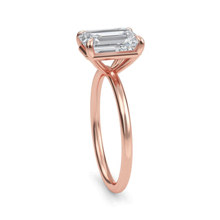 Emerald Cut Solitaire Engagement Ring 2.0 ct