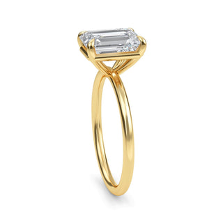 Emerald Cut Solitaire Engagement Ring 2.0 ct