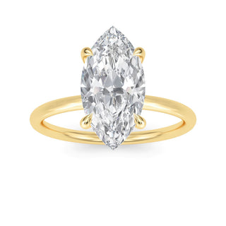 Marquise Cut Solitaire Engagement Ring 2.5 ct