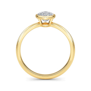 Marquise Cut Refined Solitaire Engagement Ring 1.0 ct