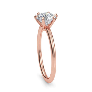 Round Cut Six-Prong Classic Engagement Ring 1.5 ct