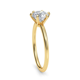 Round Cut Six-Prong Classic Engagement Ring 1.5 ct