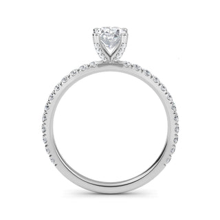 Oval Cut Signature Pavé Engagement Ring 1.0 ct