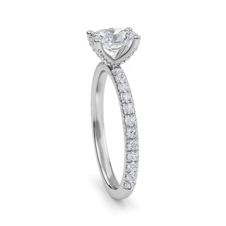 Oval Cut Signature Pavé Engagement Ring 1.0 ct